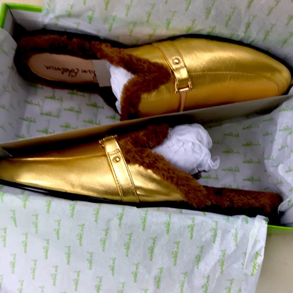 Sam Edelman Danica faux fur metallic leather